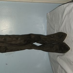 Brown knee high boot